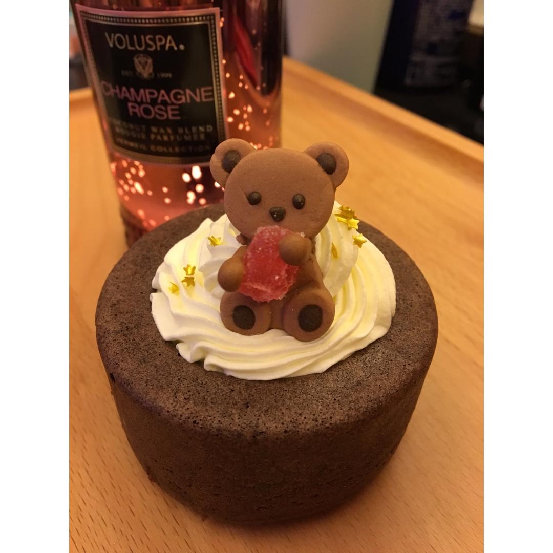 草莓可可杯蛋糕