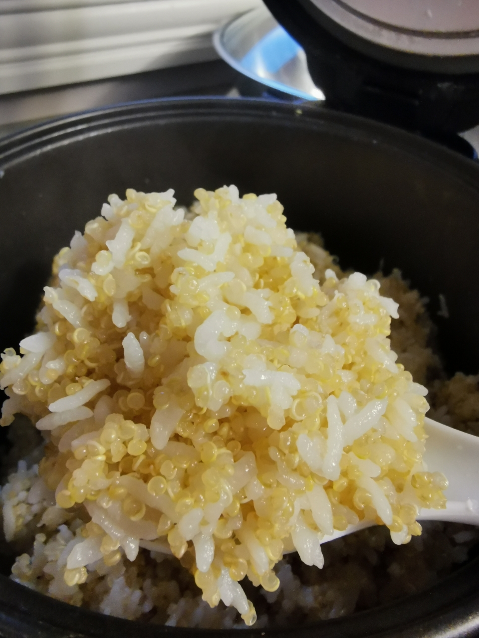 椰子油藜麦白米饭