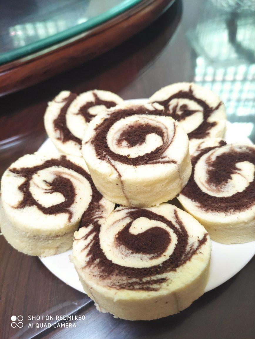 可可旋风蛋糕卷（视频）