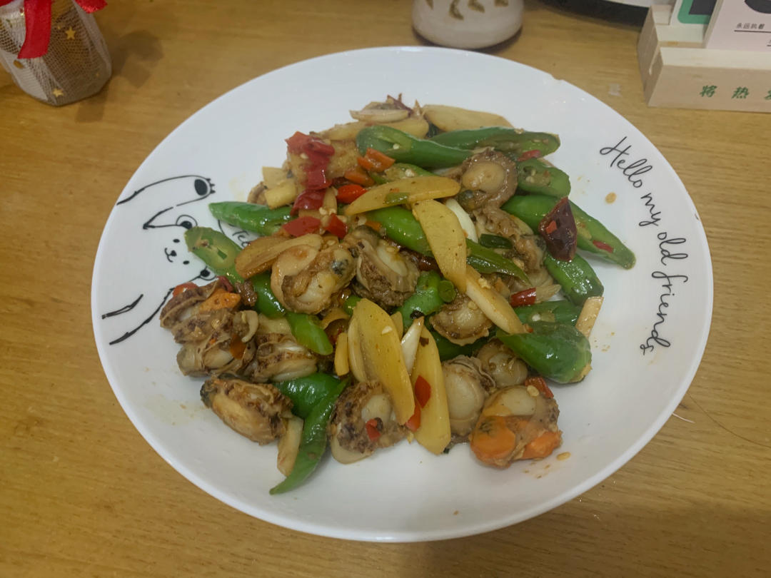 辣炒扇贝肉