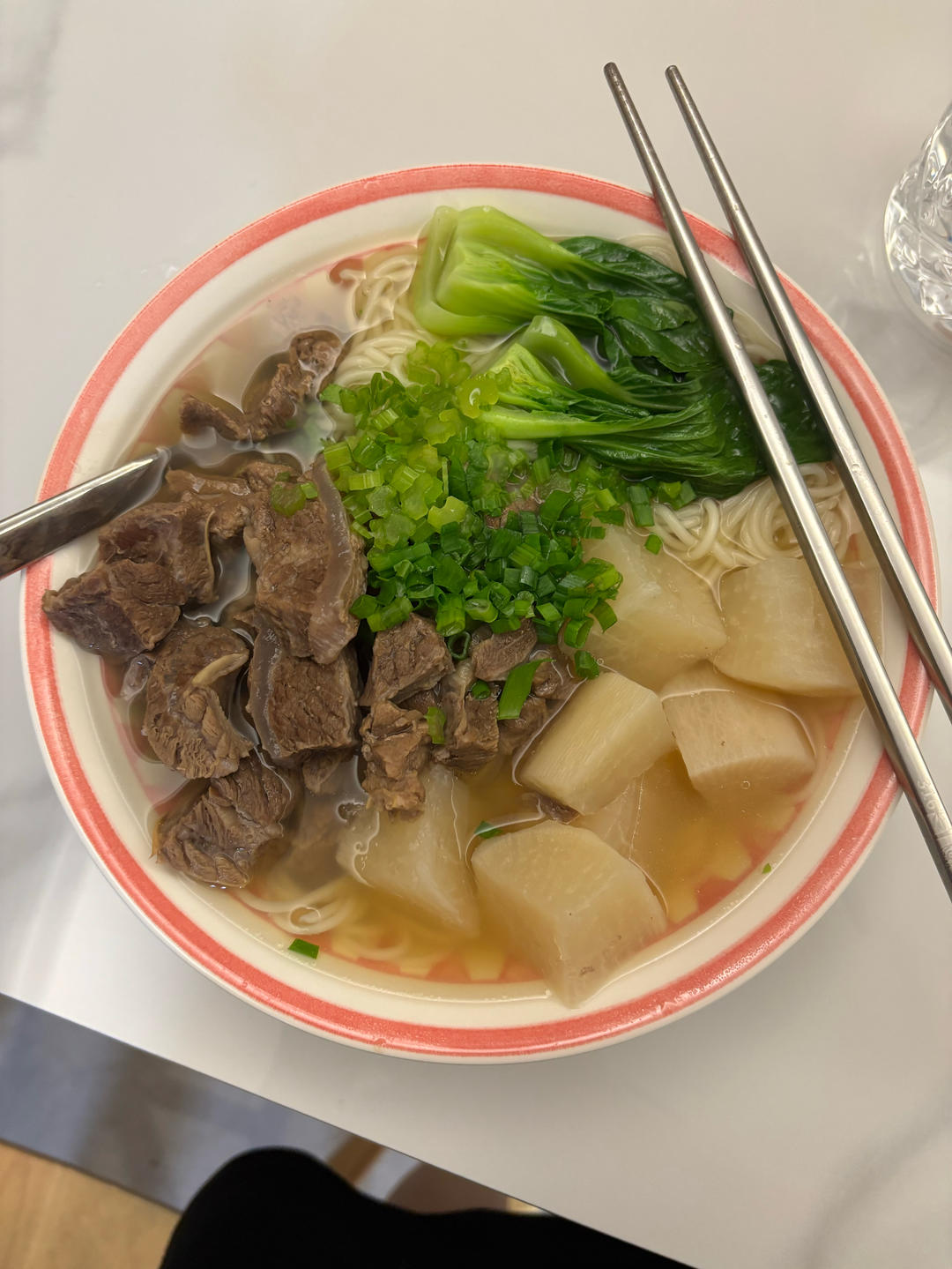 牛肋条清汤面