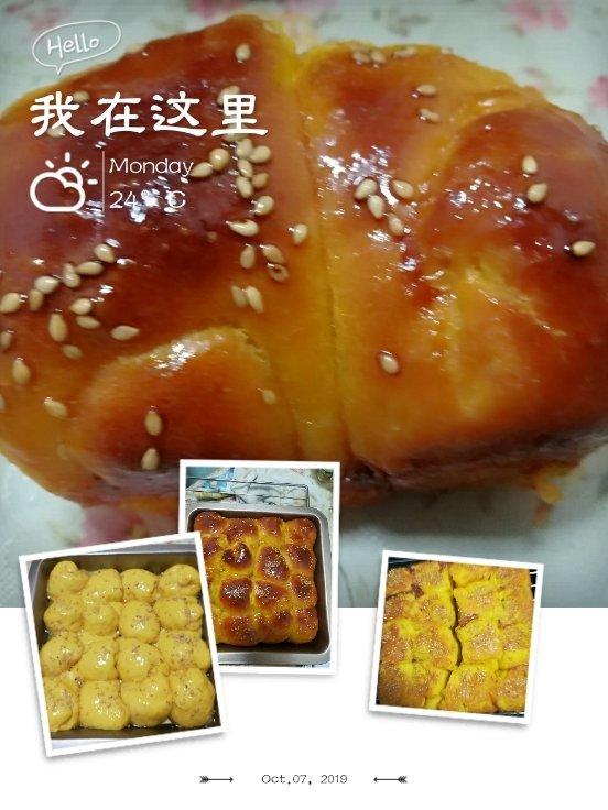 二次发酵脆底蜂蜜小面包