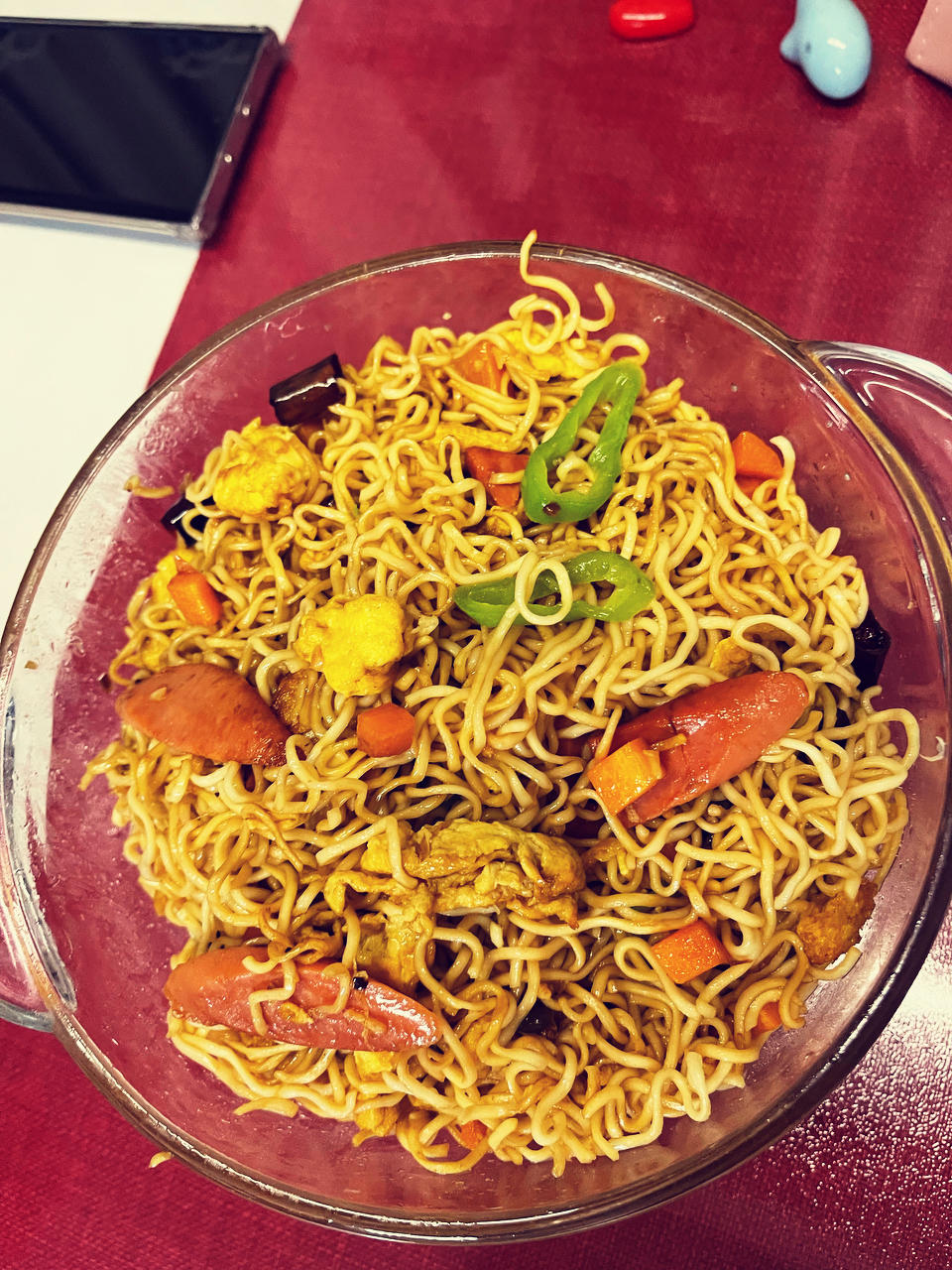 炒方便面￨幸福感爆棚