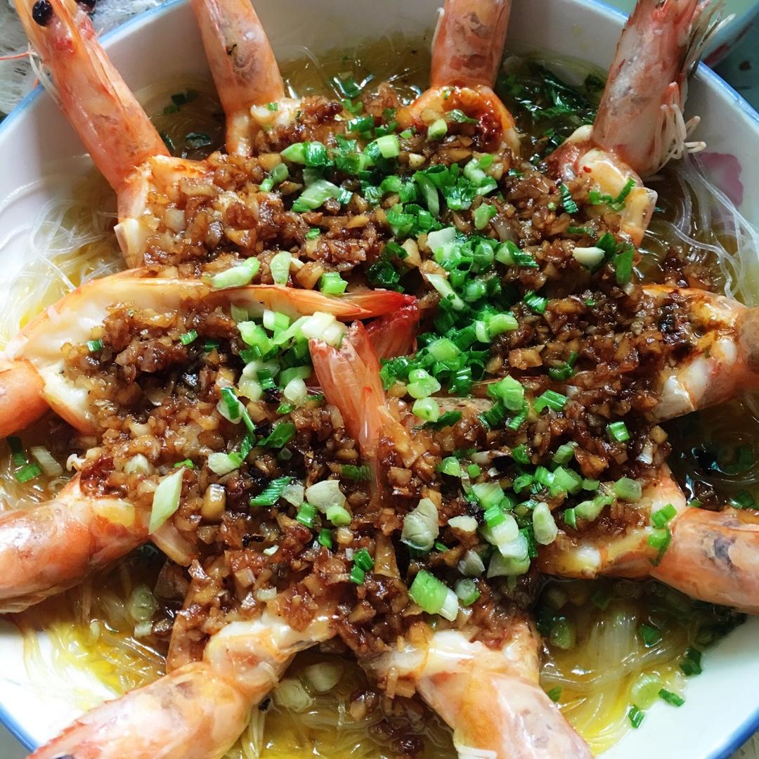 蒜蓉粉丝蒸虾
