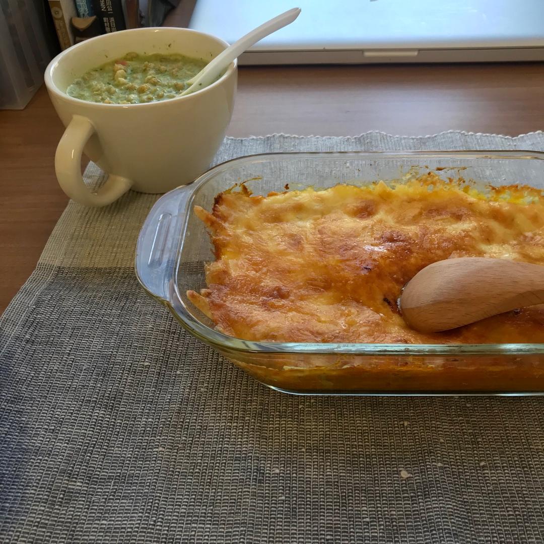 芝士焗南瓜（红薯）-好吃到尖叫