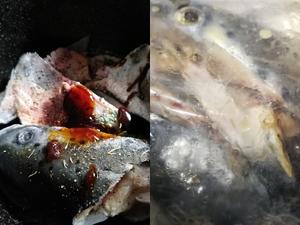 蒜焖三文鱼头的做法 步骤1