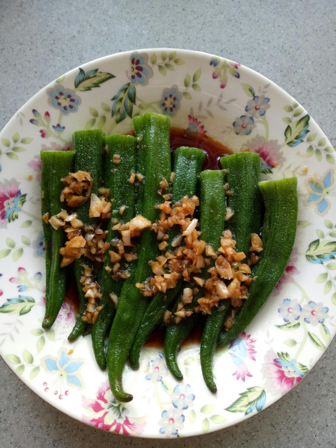 蒜蓉秋葵