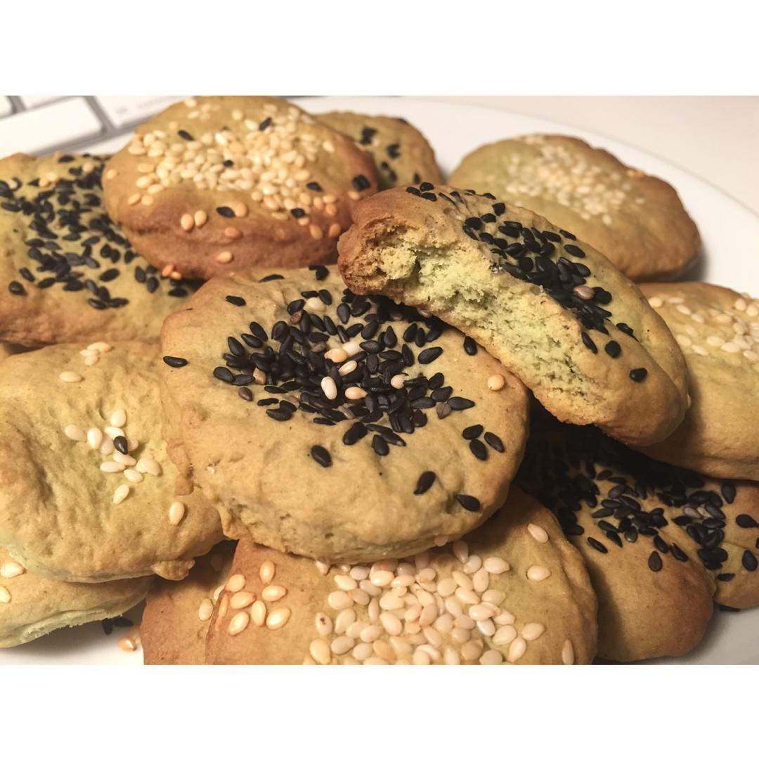 无蛋抹茶曲奇饼干