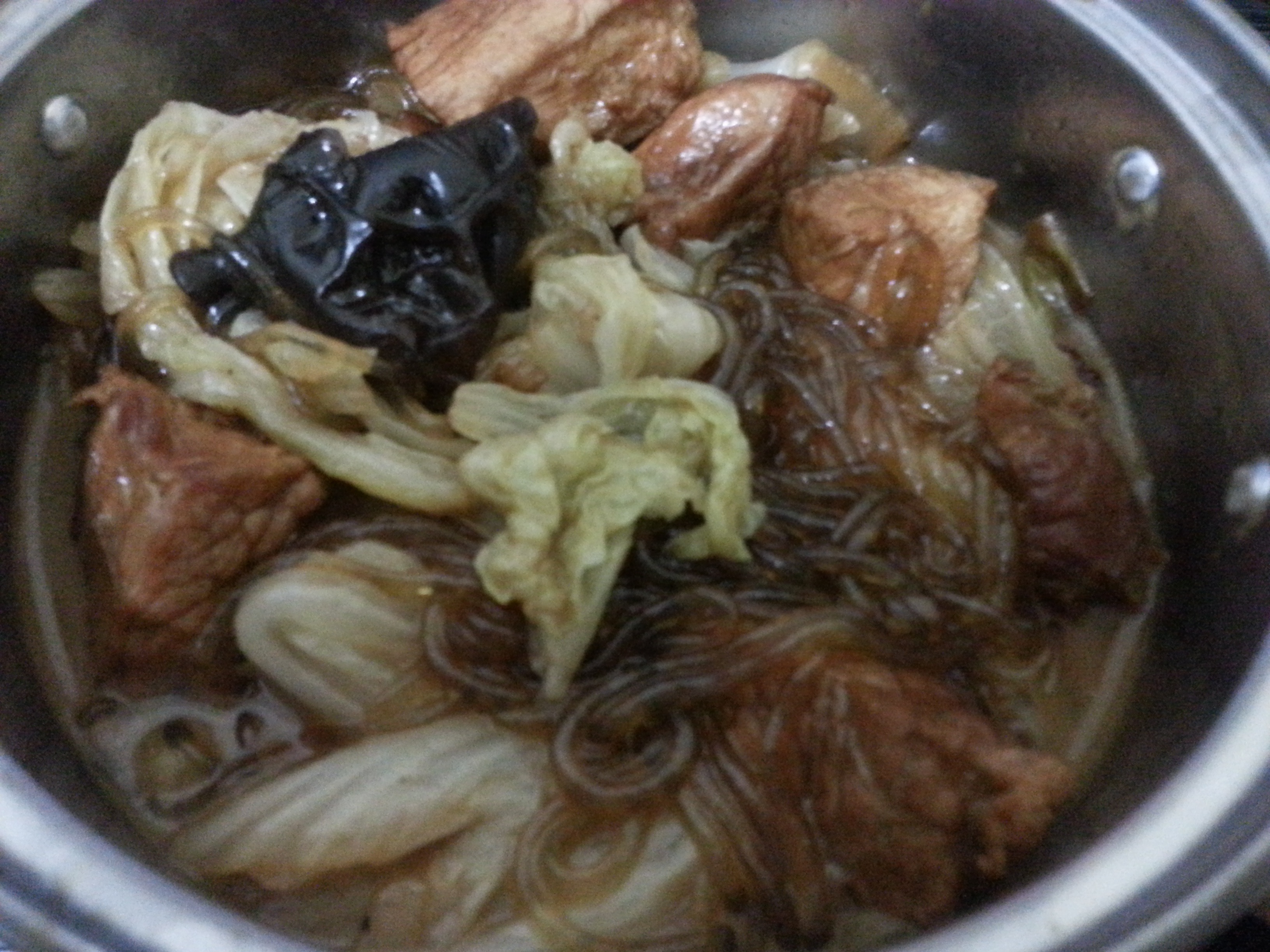 大白菜五花肉炖粉条
