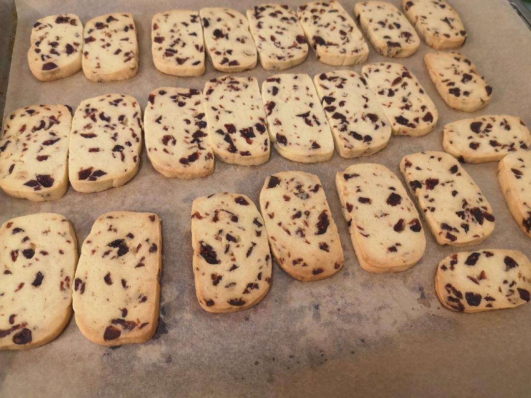 低糖少油版蔓越莓饼干