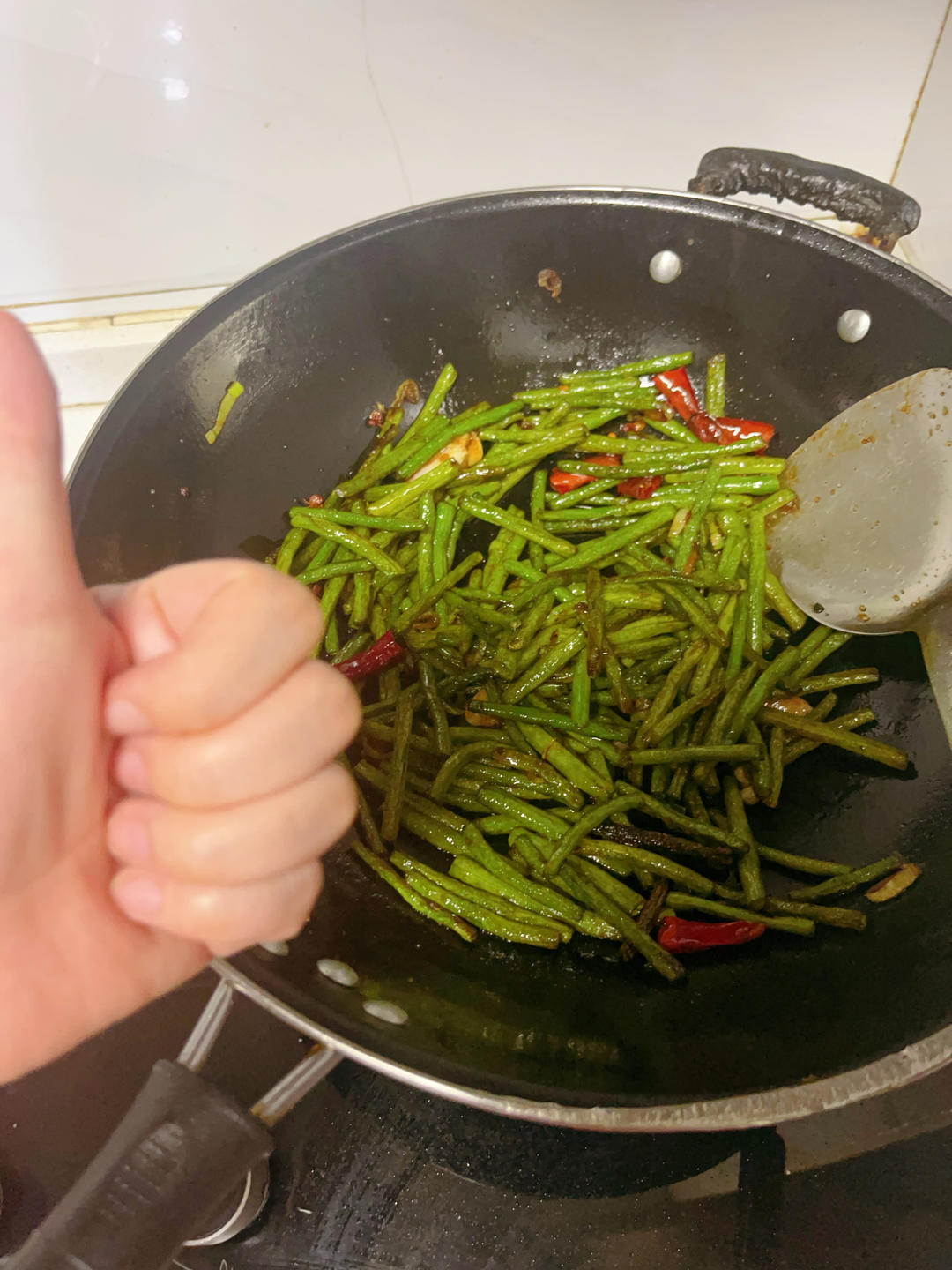 超好吃的干煸豆角