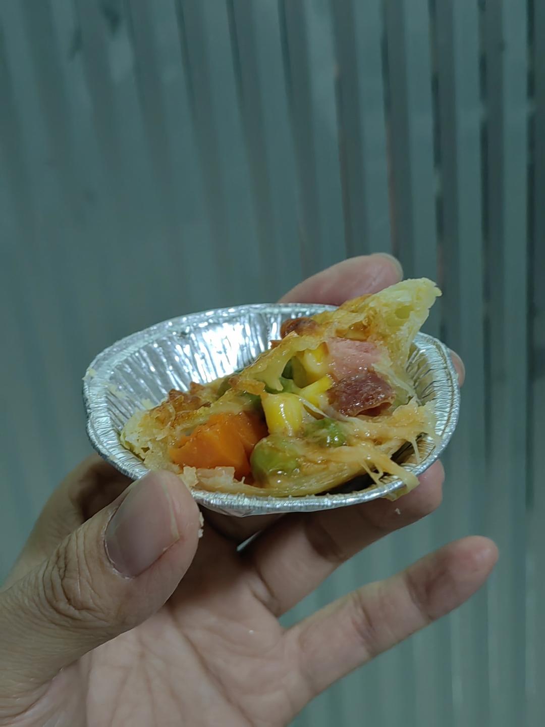 蛋挞皮版蔬菜杯，营养低脂休闲零食，快手早餐，小朋友最爱