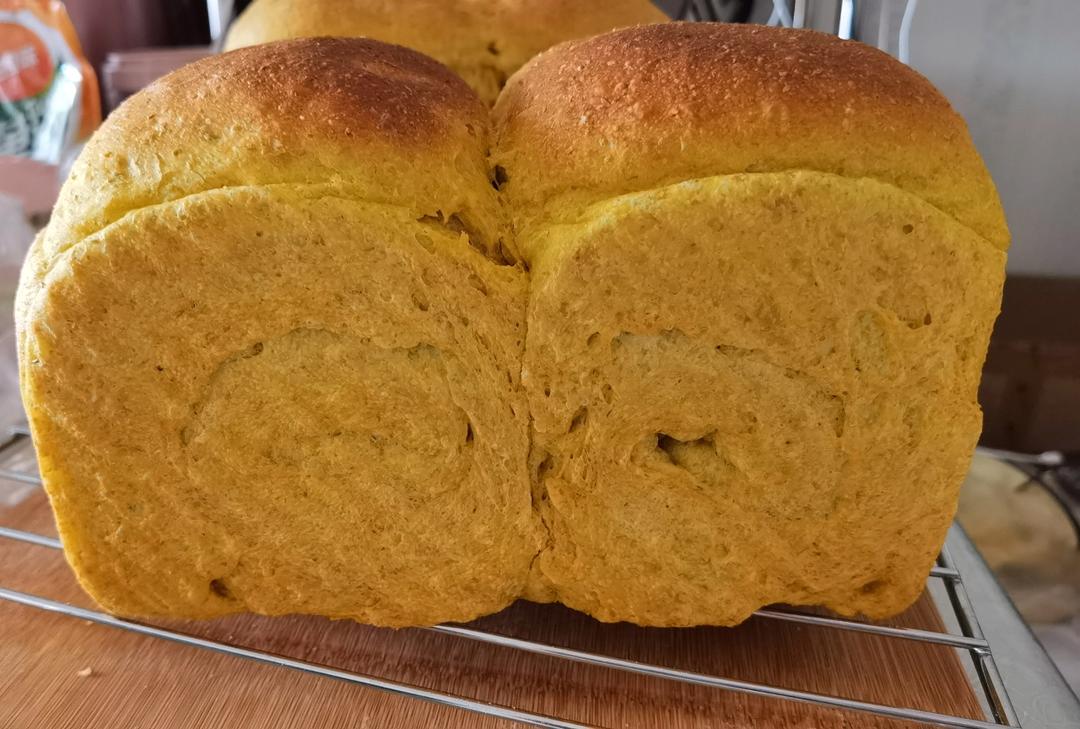 南瓜全麦吐司－烫种法－低油