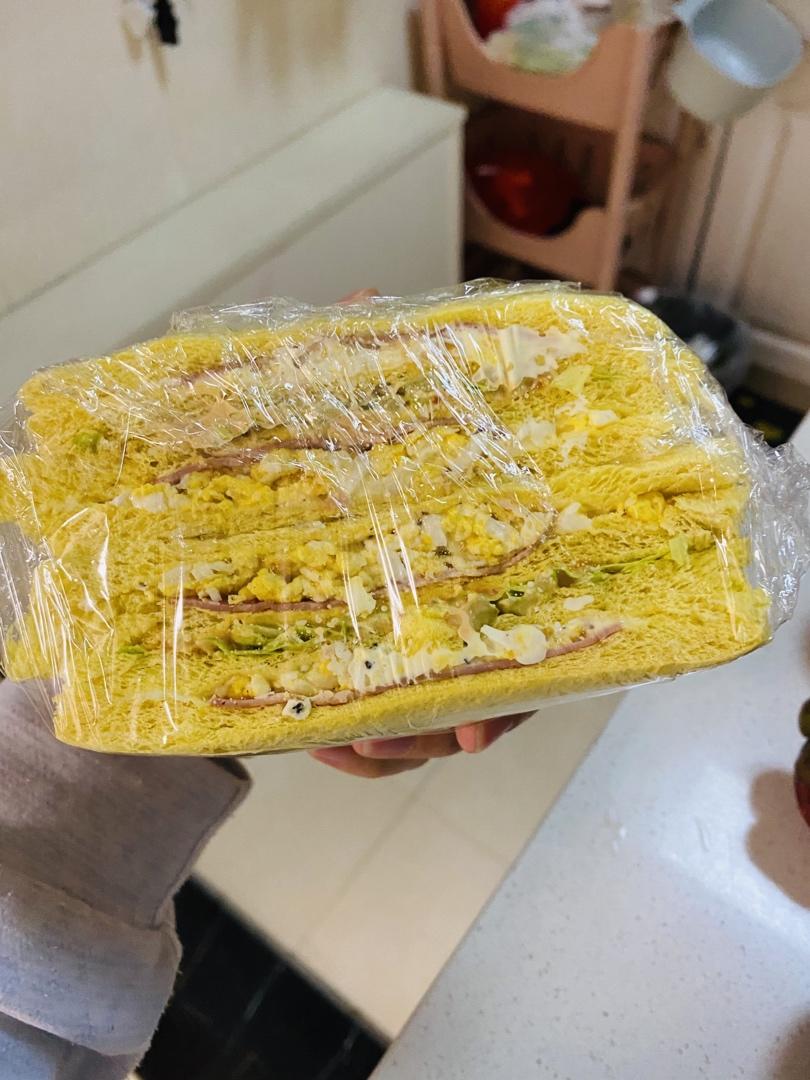 火腿芝士蛋三文治