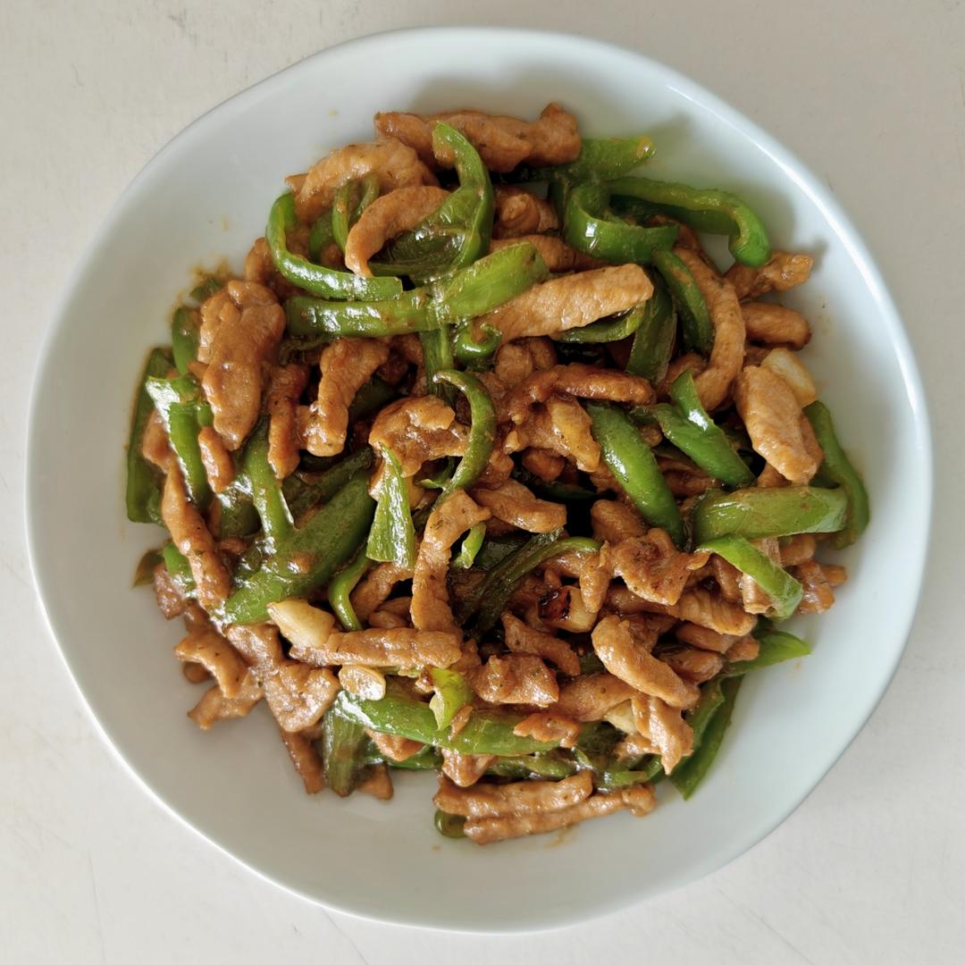 青椒炒肉丝