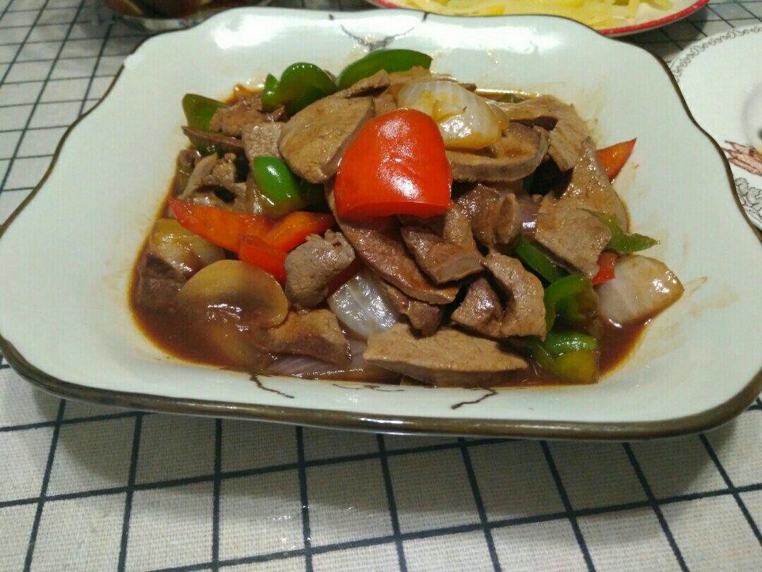 嫩炒猪肝