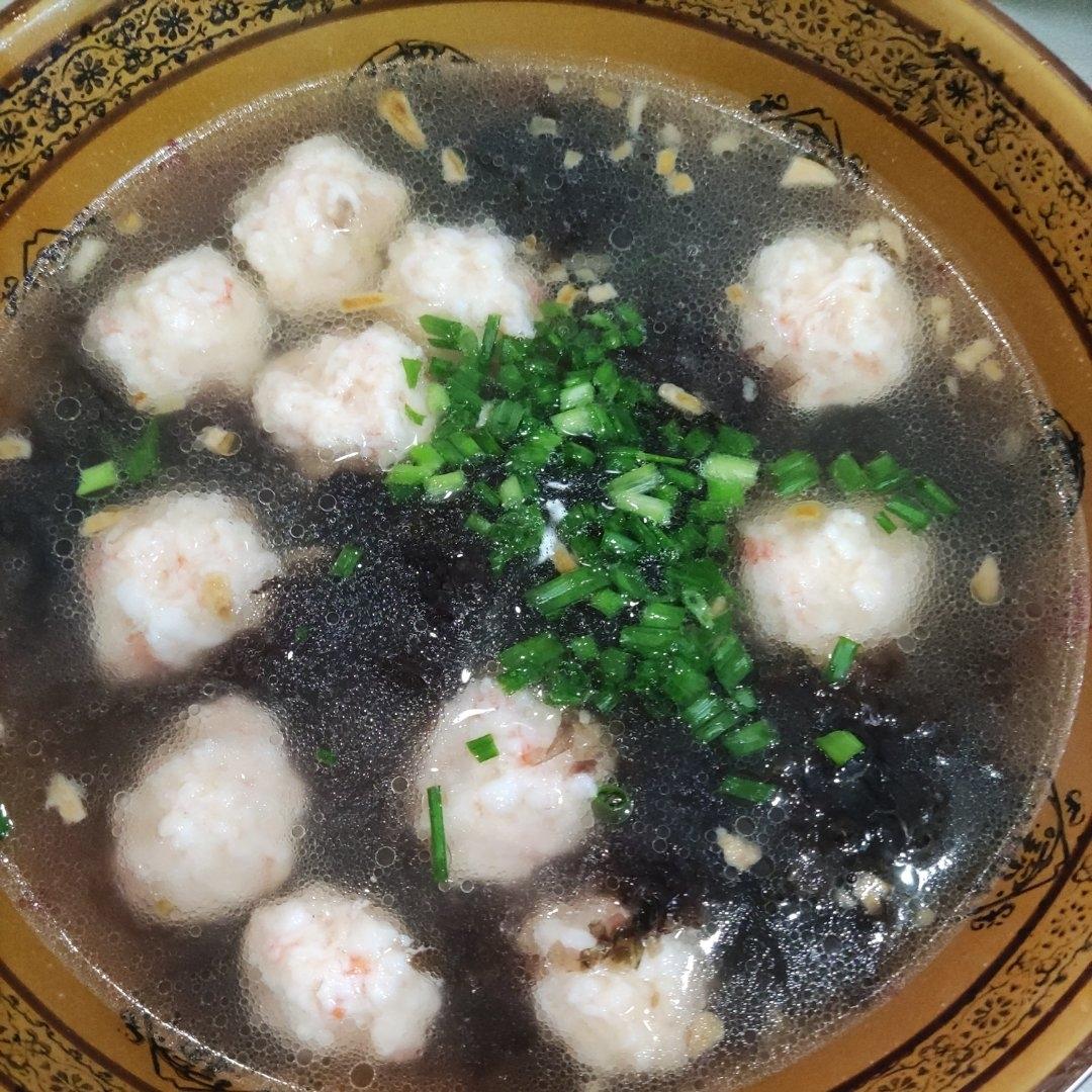 不加粉的Q弹虾滑