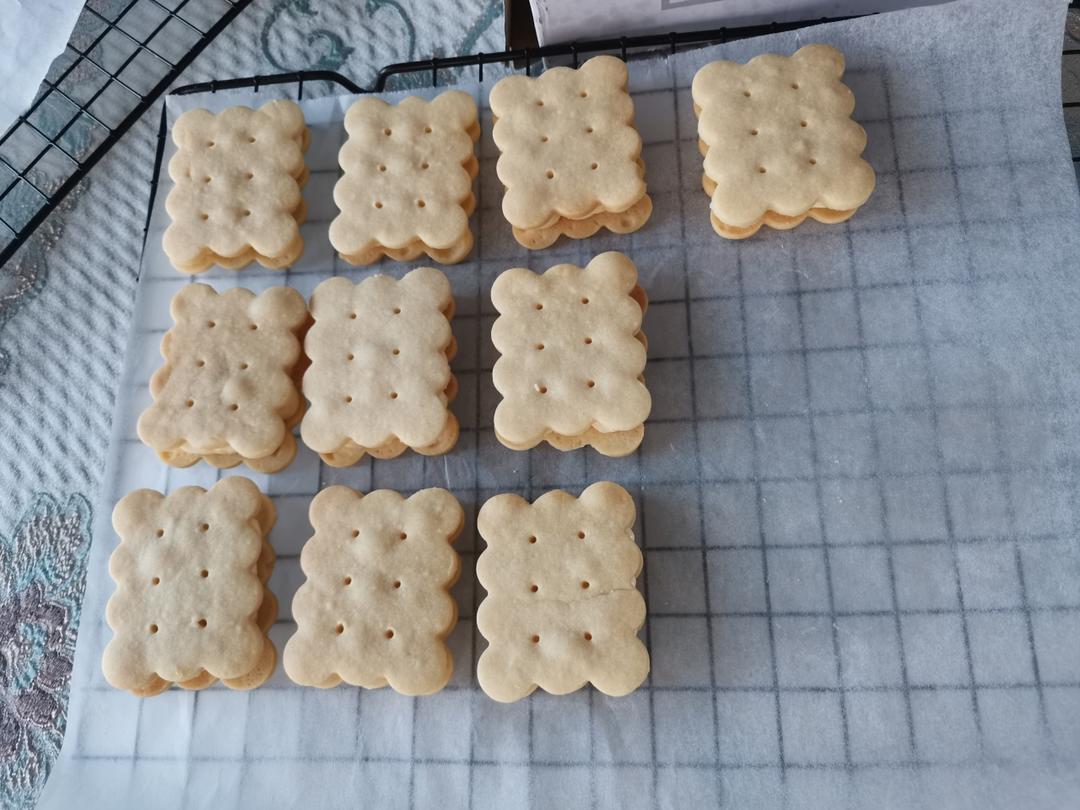 酸甜清新❗️柠檬乳酪夹心饼干