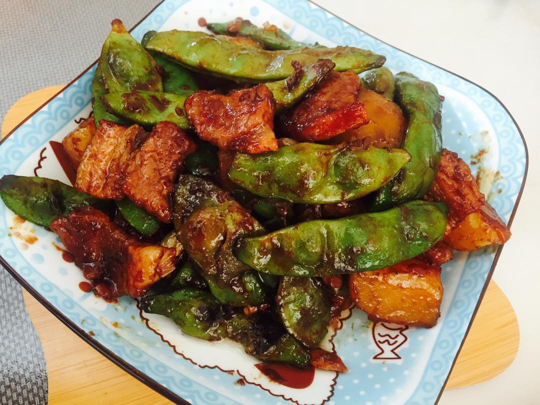 土豆炖豆角