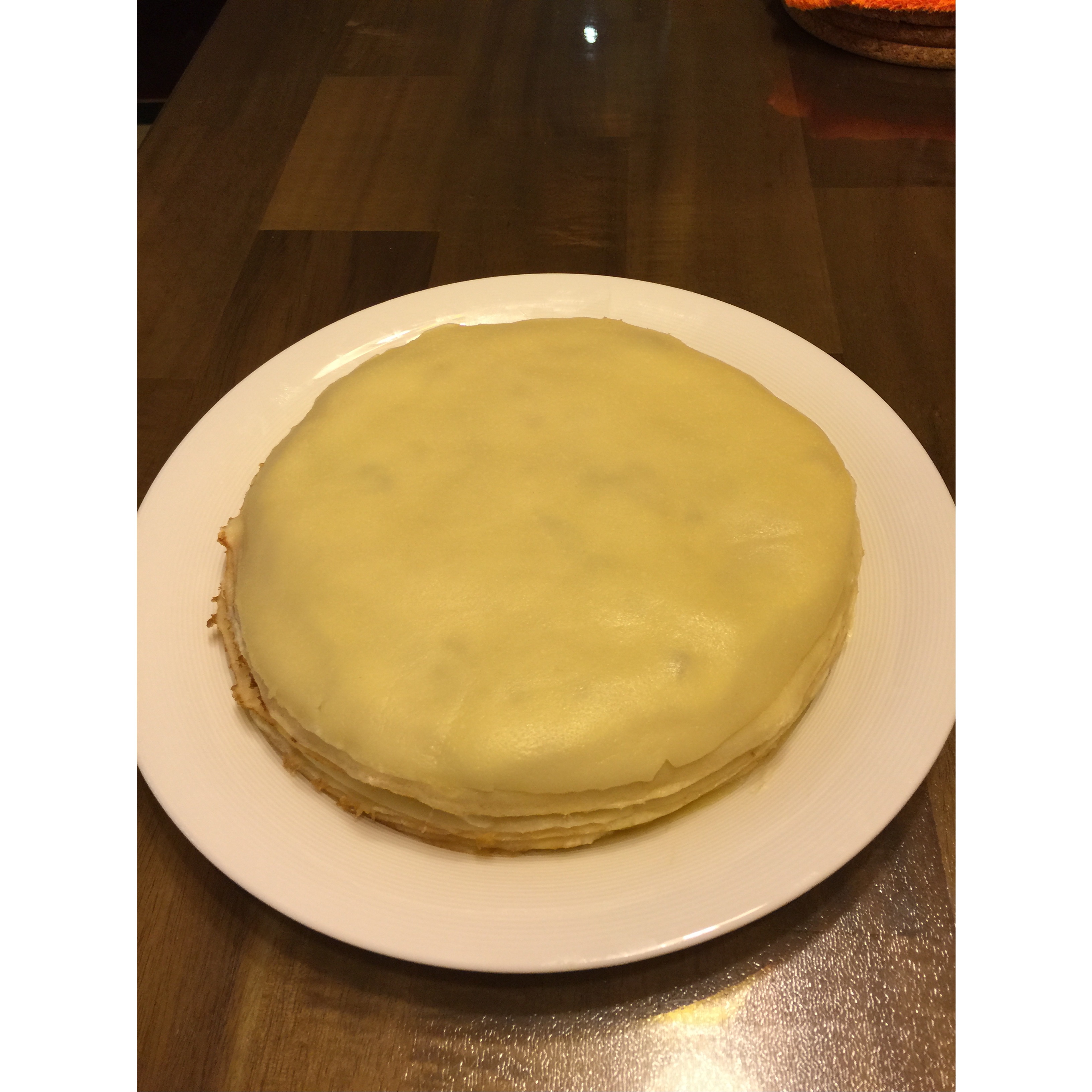 榴莲千层蛋糕#皮黑森林#