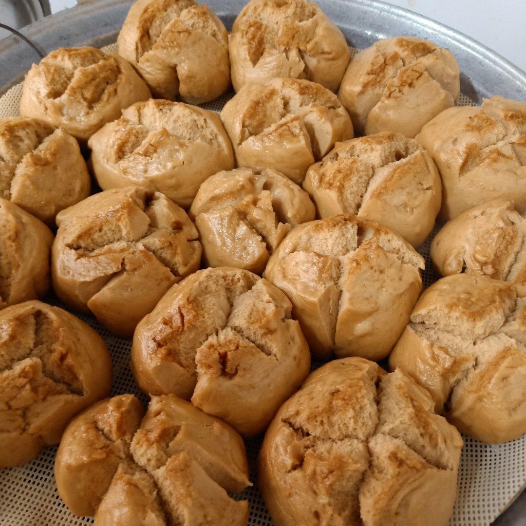 红糖燕麦开花馒头