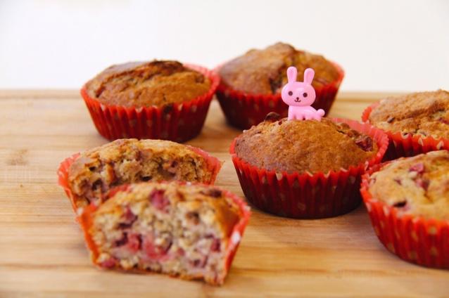 草莓燕麦muffin—健康快手美味的做法