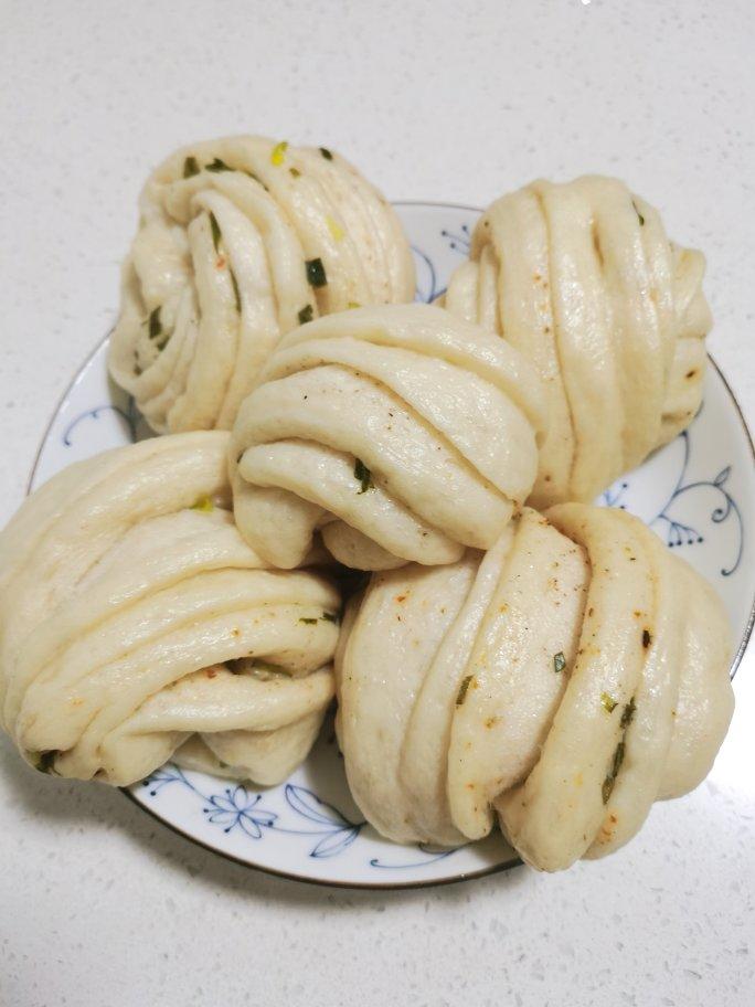 葱香花卷（简易版教程）