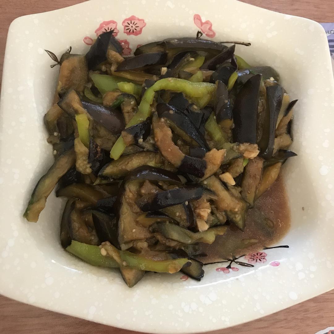 青椒茄子丝