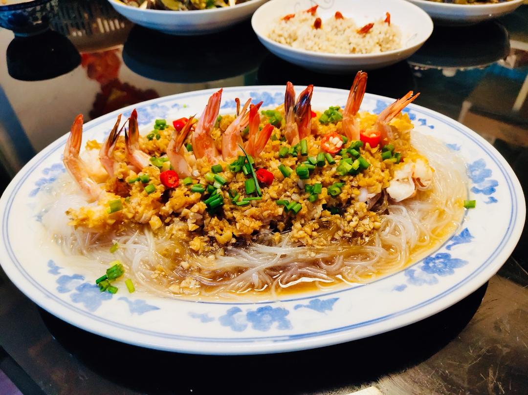 蒜蓉粉丝开背虾