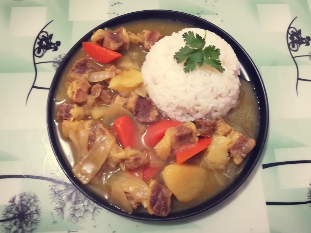 堂妈教你做咖喱牛肉饭