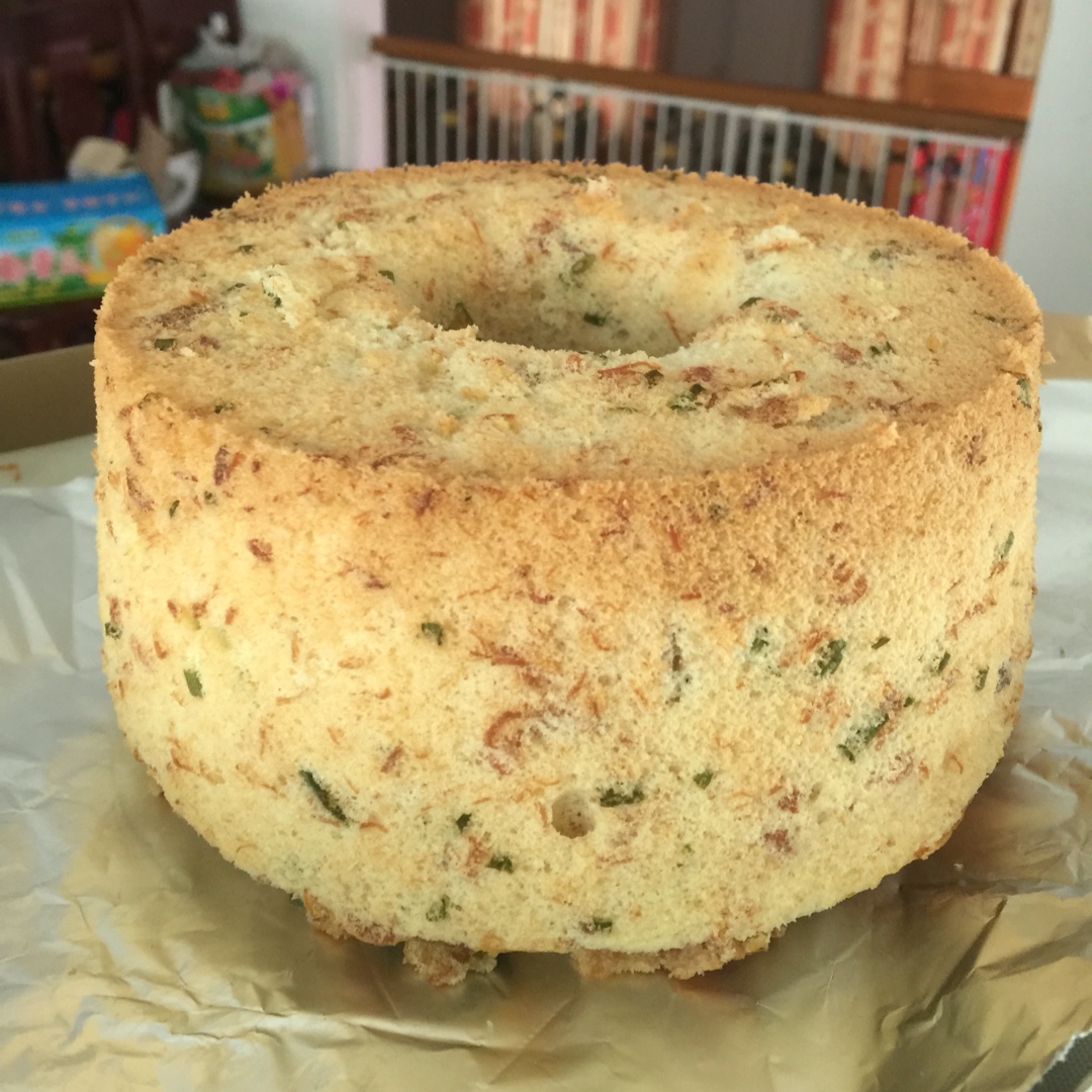 咸香戚风经典——黄金葱香肉松戚风