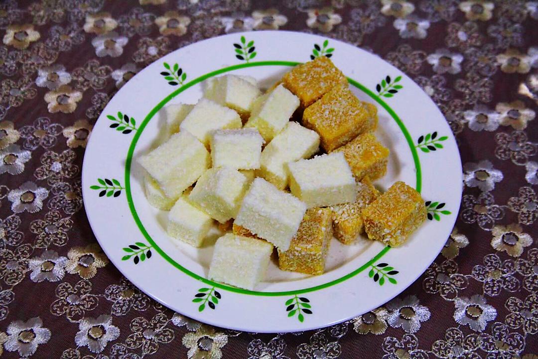 南瓜椰蓉小方糕