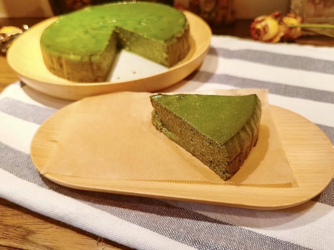 无糖无油低卡抹茶豆腐蛋糕