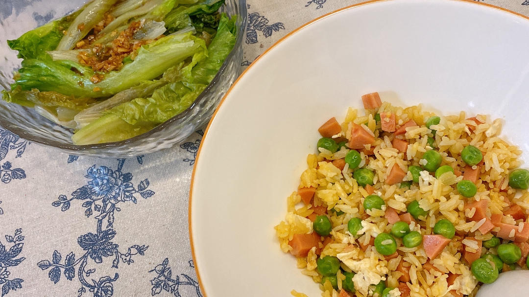 新手不翻车·粒粒分明黄金蛋炒饭