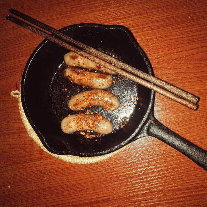 自制脆皮小香肠