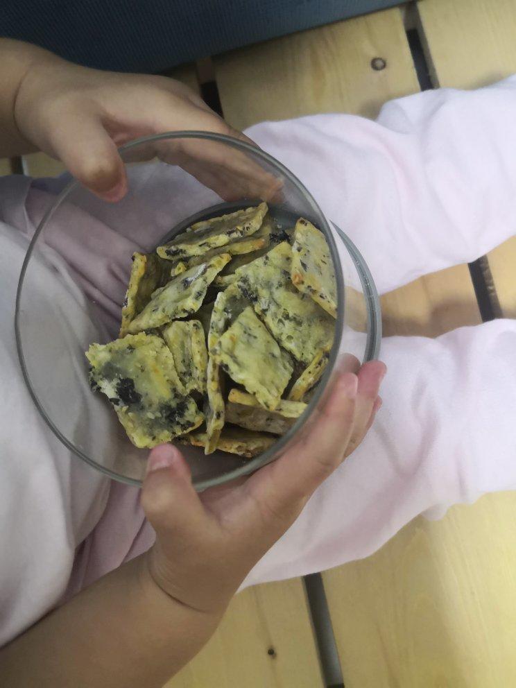 宝宝零食系列～土豆海苔芝麻饼