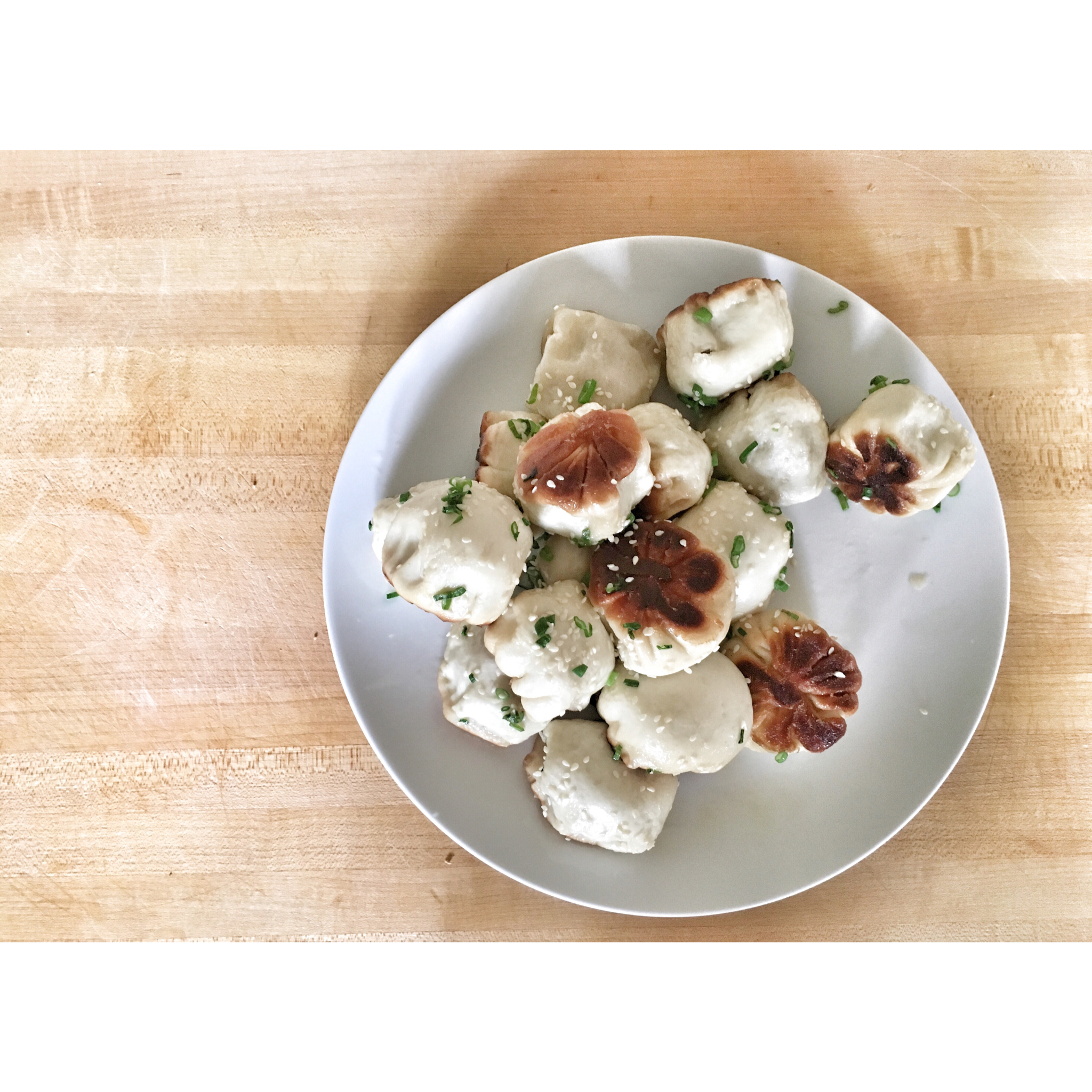 鲜虾猪肉生煎包（一定要看视频哟~）