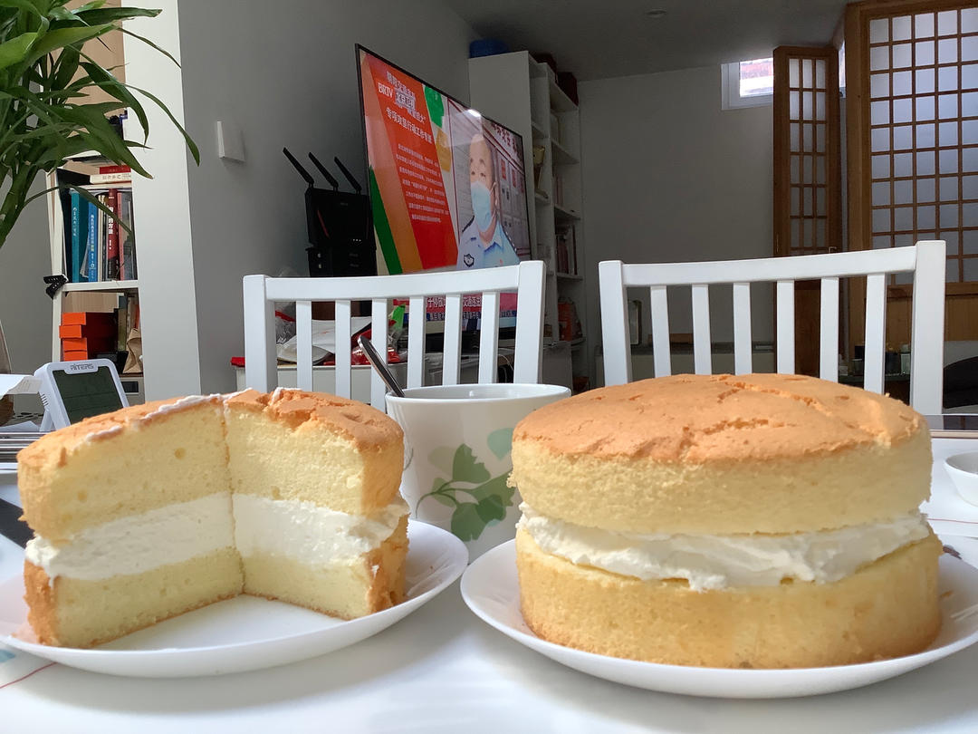 六寸戚风蛋糕(掌握这几点，做戚风就跟煮米饭一样简单)