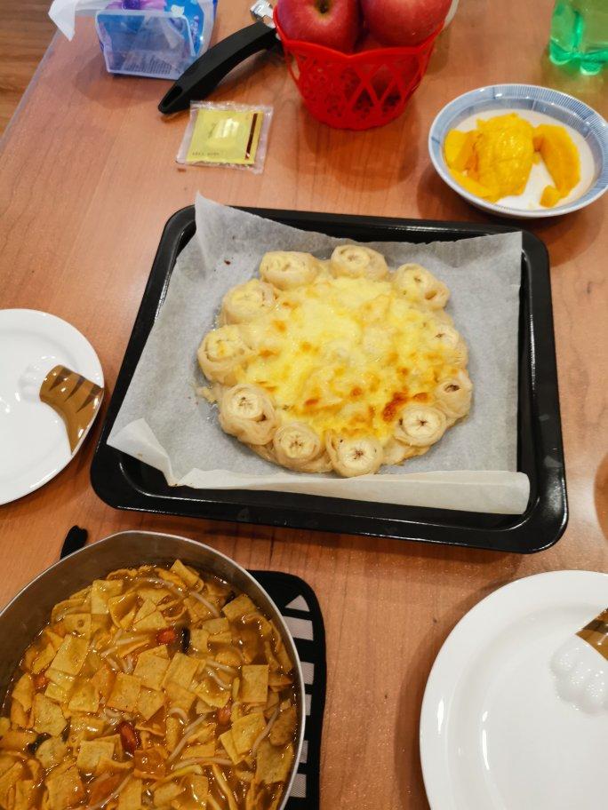 2张手抓饼皮搞定1个披萨——奥尔良鸡肉披萨