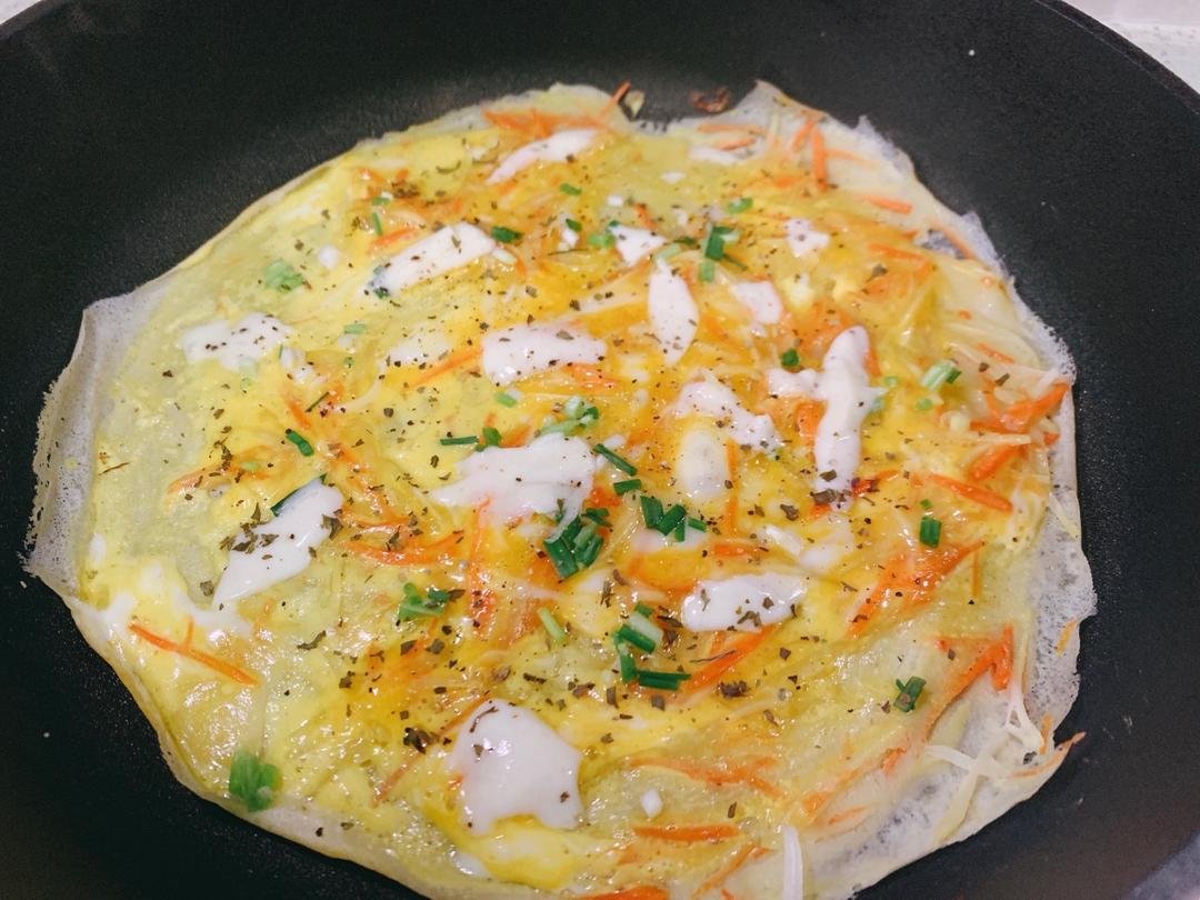 简易早餐−鸡蛋煎饼