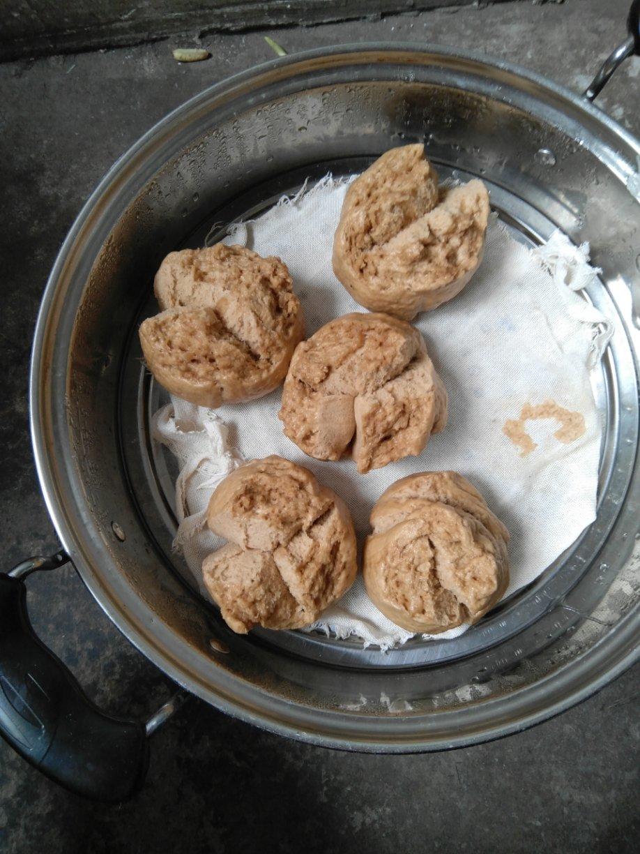 妥妥的红糖开花馒头（酵母版）
