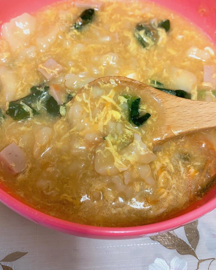 简单早餐-疙瘩汤