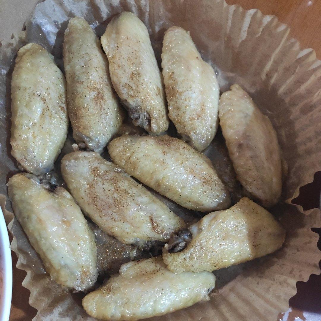 超简易盐烤鸡翅（飞利浦空气炸锅）