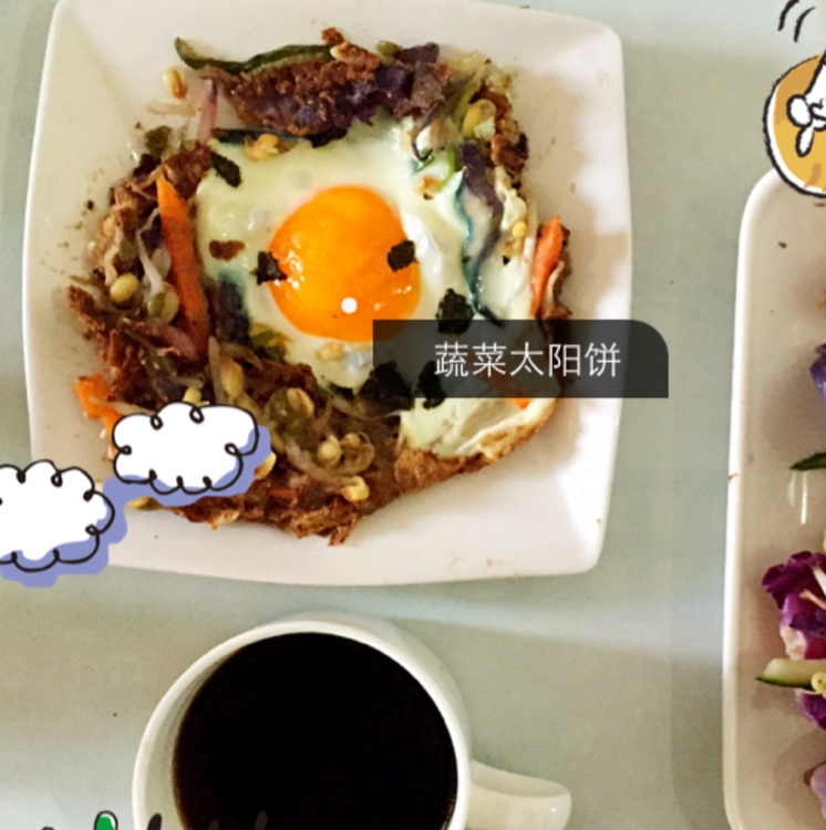 快手早餐料理-卷心菜烘蛋