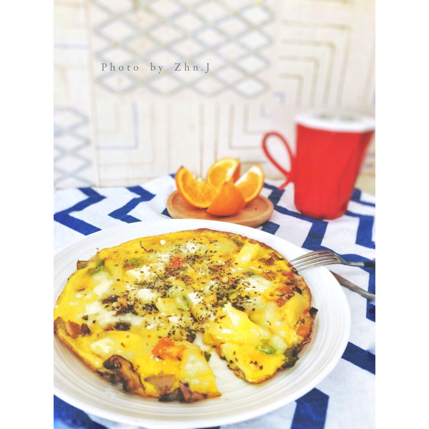 Omelet Pizza （蛋饼匹萨）