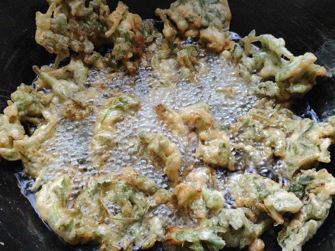 天妇罗酥炸茼蒿