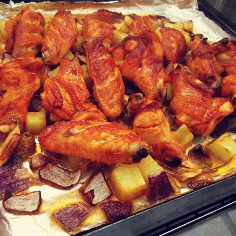 脆皮烤鸡腿
