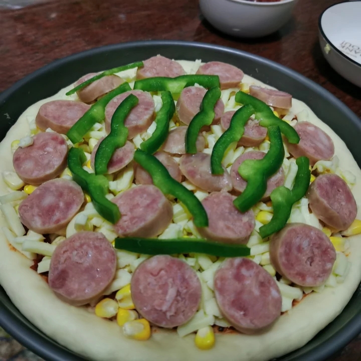🍕单手披萨｜卡卡爸·教小白｜第一张披萨