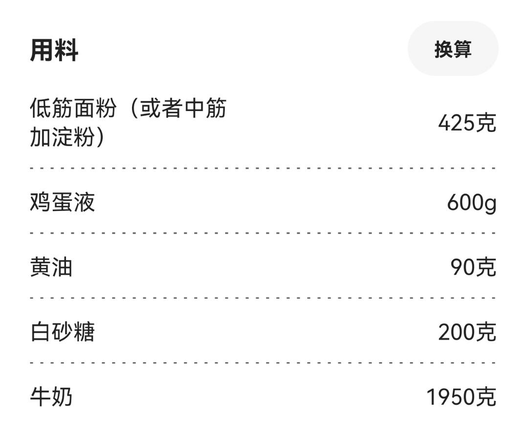 纯奶手撕吐司的做法 步骤1