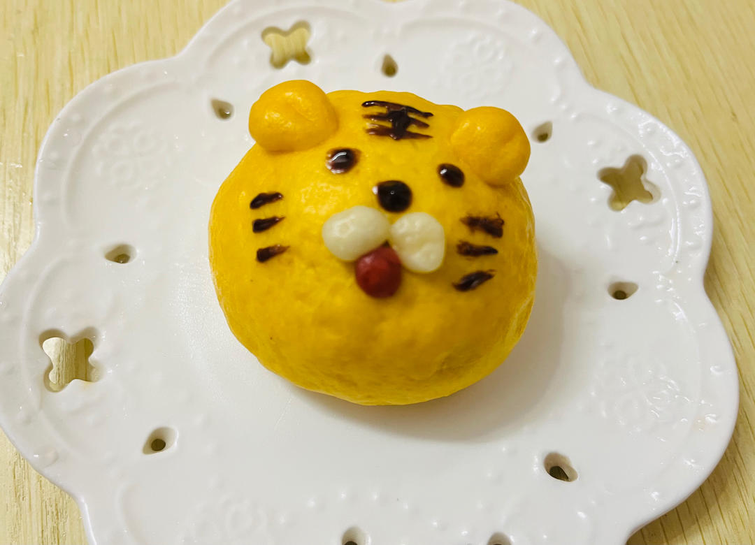 简单易做的小老虎馒头